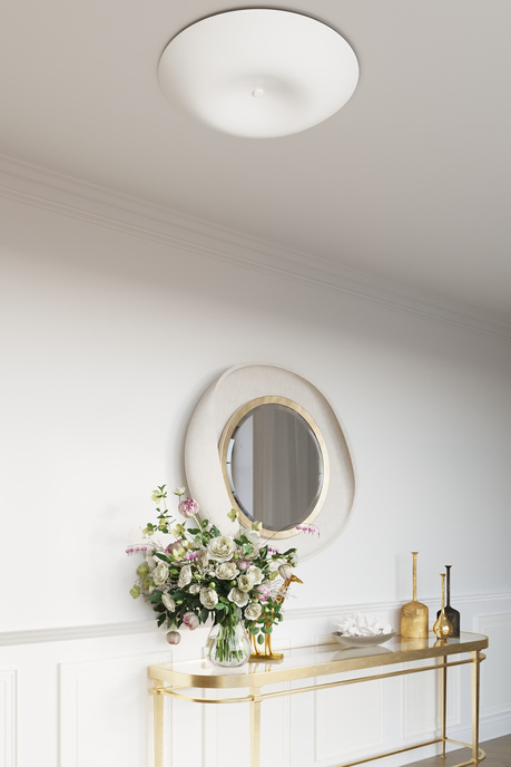 Plafon FUSION 430 + 4x Żarówka LED E27 4000K Zimna 7,5W 650lm