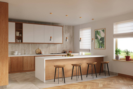 Lampa wisząca QUBIC szara + 1x Żarówka LED E27 3000K Ciepła 7,5W 620lm