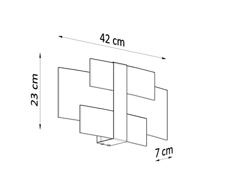 Kinkiet CELIA chrom + 2x Żarówka LED G9 3000K Ciepła 4,5W 510lm