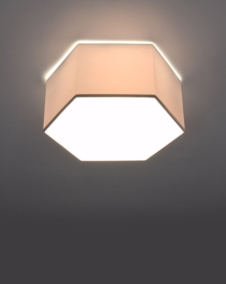 Plafon SUNDE 13 biały +2x Żarówka LED E27 3000K Ciepła 7,5W 620lm