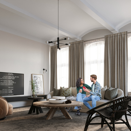 Żyrandol DUOMO 3D + 3x Żarówka LED E27 4000K Zimna 7,5W 650lm