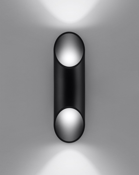 Kinkiet PENNE 30 czarny + 1x Żarówka LED G9 4000K Zimna 4,5W 530lm