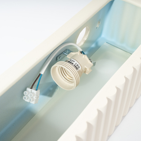 Kinkiet ceramiczny RIGATA biały