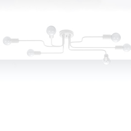 Żyrandol HECTOR 6 biały