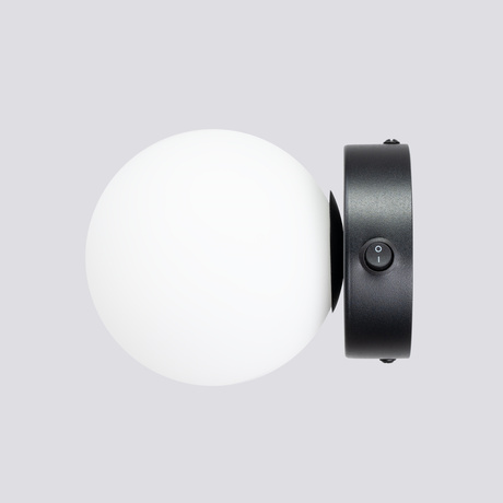 Kinkiet YOLI 1 czarny + 1x Żarówka LED G9 3000K Ciepła 4,5W 450lm