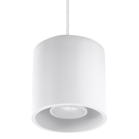 Lampa wisząca ORBIS 1 biały + 1x Żarówka LED GU-10 3000K Ciepła 7W 620lm