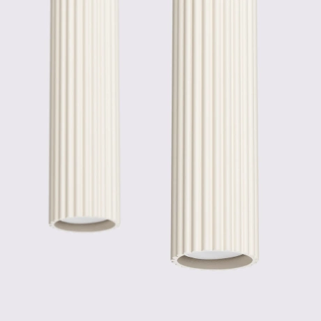 Lampa wisząca KARBON 2 beżowy