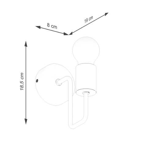 Kinkiet TIMBO biały