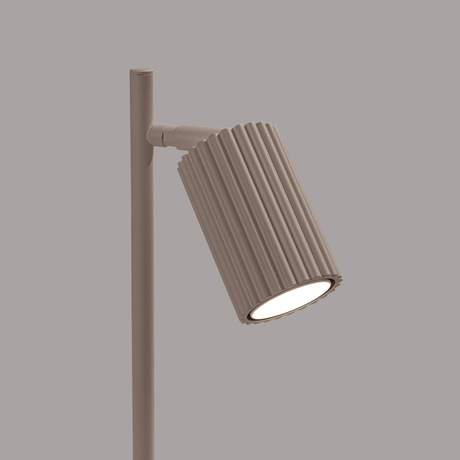 Lampa biurkowa KARBON taupe + 1X Żarówka LED GU-10 3000K Ciepła 7W 510lm