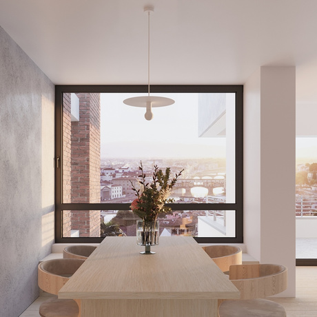 Lampa wisząca FLAVIO biała + 1x Żarówka LED E27 4000K Zimna 7,5W 650lm