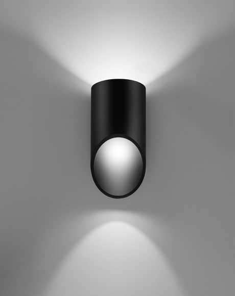 Kinkiet PENNE 20 czarny + 1x Żarówka LED G9 4000K Zimna 4,5W 530lm