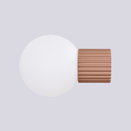 Kinkiet HALO mocca IP44 + 1X Żarówka LED G9 3000K Ciepła 4,5W 450lm