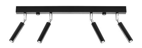 Plafon EYETECH 4 czarny + 4x Żarówka LED G9 3000K Ciepła 3W 192lm