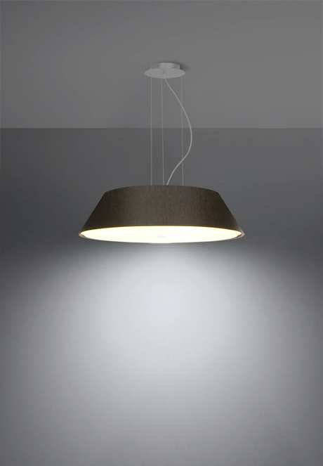 Żyrandol VEGA 60 czarny + 5x Żarówka LED E27 3000K Ciepła 7,5W 620lm