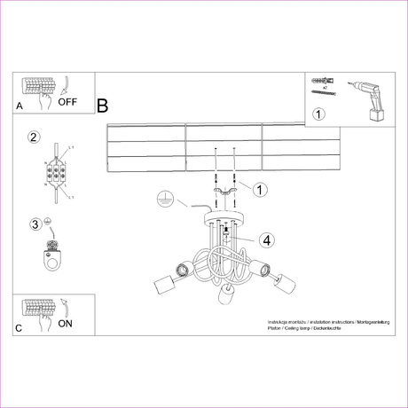 Żyrandol EMBER 5 biały + 5x Żarówka LED E27 4000K Zimna 7,5W 690lm