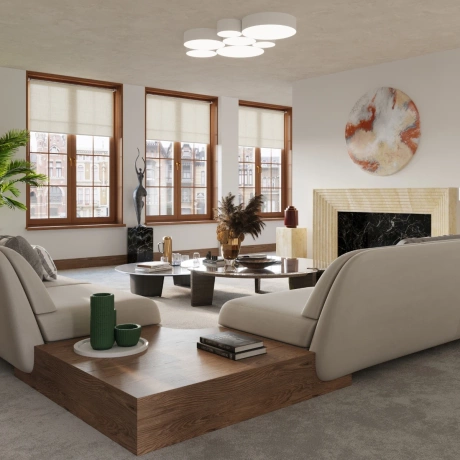 Plafon sufitowy ARENA 25 BIAŁA