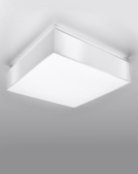 Plafon sufitowy HORUS 25 BIAŁY + 1x Żarówka LED E27 3000K Ciepła 7,5W 620lm
