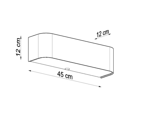 Kinkiet LOKKO czarny + 2x Żarówka LED E27 3000K Ciepła 7,5W 620lm