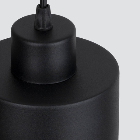 Lampa wisząca SAVAR 3 czarna + 3x Żarówka LED E27 3000K Ciepła 7,5W 620lm