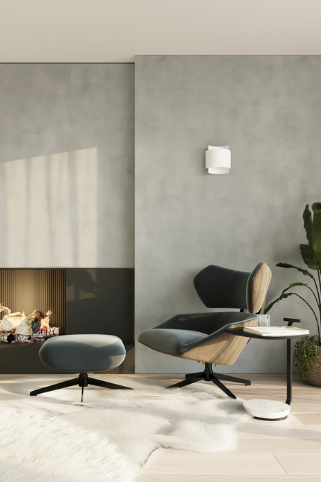 Kinkiet IMPACT biały + 1x Żarówka LED G9 3000K Ciepła 4,5W 510lm