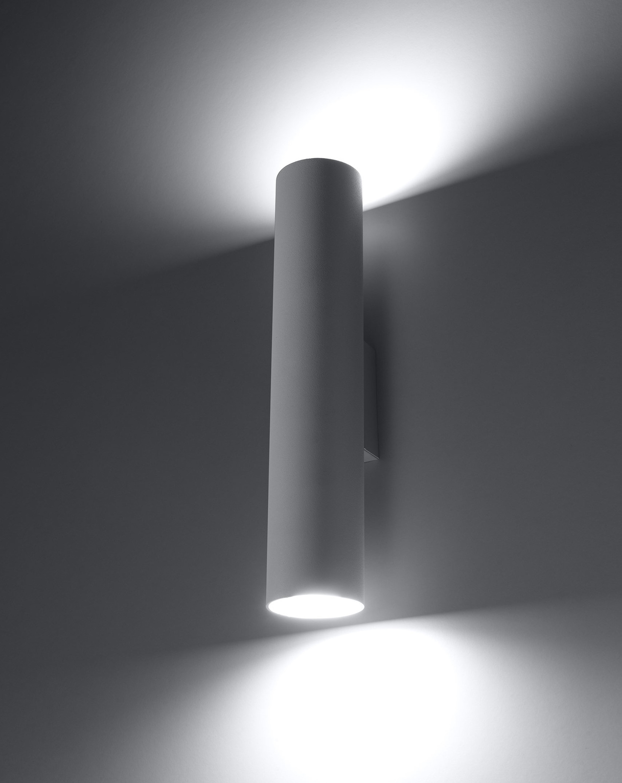 Kinkiet LAGOS 2 biały + 2x Żarówka LED GU-10 4000K Zimna 7W 630lm