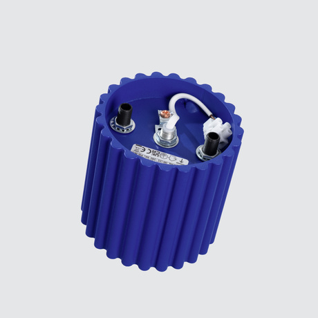 Plafon AURA 1 ultramaryna GU10 + 1X Żarówka LED GU-10 4000K Zimna 7W 530lm