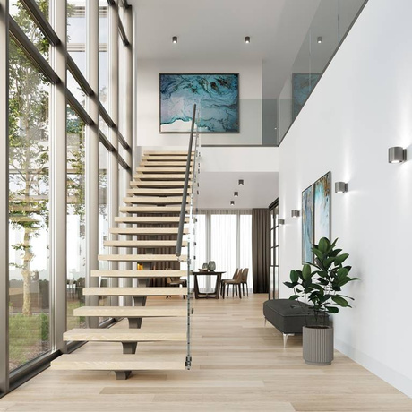 Plafon ORBIS 1 antracyt + 1x Żarówka LED GU-10 3000K Ciepła 7W 620lm