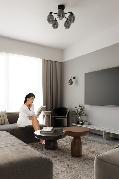 Żyrandol FILLAN 5 czarny + 5x Żarówka LED E27 4000K Zimna 7,5W 690lm