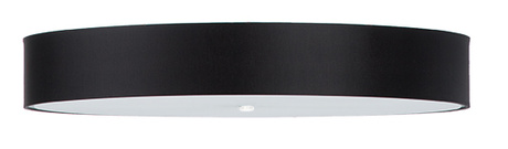 Plafon SKALA 90 czarny + 6x Żarówka LED E27 3000K Ciepła 7,5W 620lm