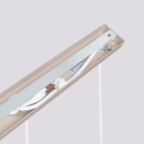 Lampa wisząca KARBON 3L taupe + 3X Żarówka LED GU-10 4000K Zimna 7W 530lm