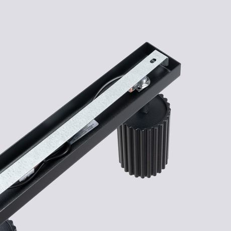 Plafon KARBON 3L czarny + 3x Żarówka LED GU-10 3000K Ciepła 7W 510lm