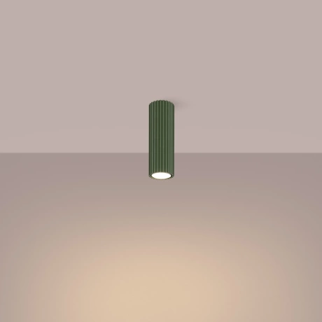 Plafon KARBON 20 zielony oliwkowy