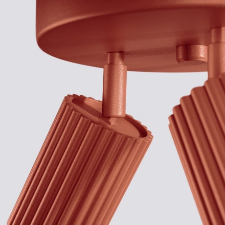 Plafon KARBON 3P ochra czerwona