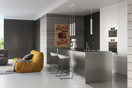 Lampa wisząca WEZYR 2 biała + 2x Żarówka LED G9 4000K Zimna 4,5W 530lm