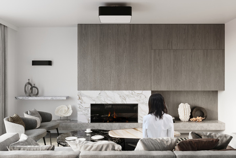 Żyrandol LOKKO 45 czarny + 5x Żarówka LED E27 3000K Ciepła 7,5W 620lm