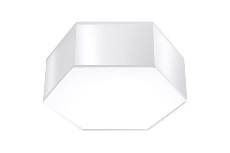 Plafon SUNDE 11 biały + 2x Żarówka LED E27 4000K Zimna 7,5W 650lm