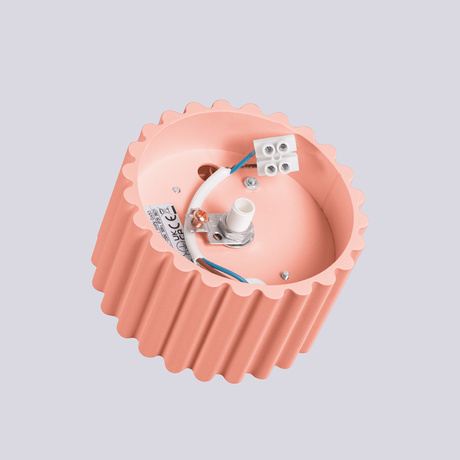 Plafon AURA 1 brzoskwiniowy Gx53 + 1X Żarówka LED GX53 4000K 8W 720lm