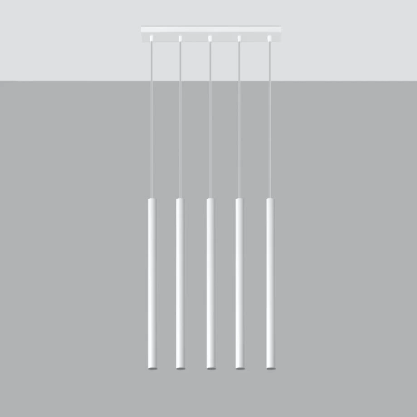 Lampa wisząca PASTELO 5 biały