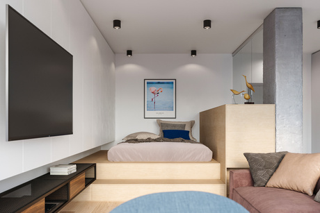 Plafon TIUBE czarny + 1x Żarówka LED GU10 AR111 3000K CIEPŁA 12W 800lm