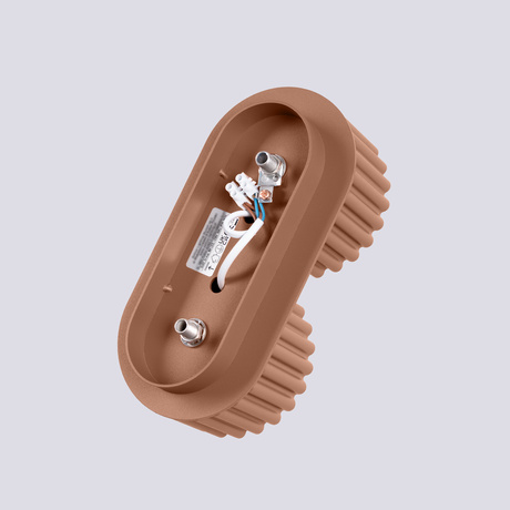 Plafon AURA 2 mocca Gx53 + 2X Żarówka LED GX53 3000K 8W 720lm