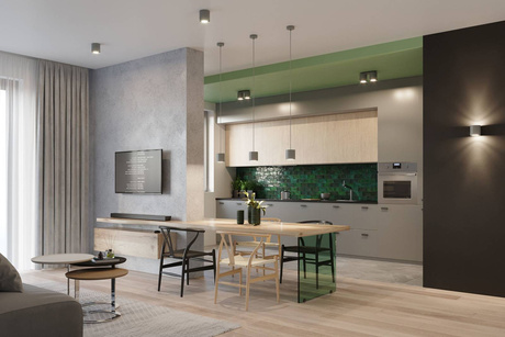 Lampa wisząca ORBIS 1 szary + 1x Żarówka LED GU-10 4000K Zimna 7W 630lm