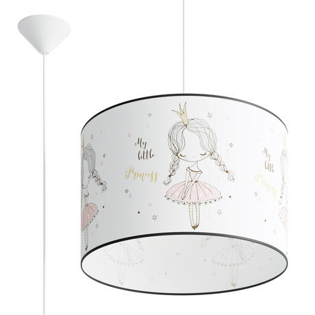 Lampa wisząca PRINCESS 40 + 1x Żarówka LED E27 3000K Ciepła 7,5W 620lm