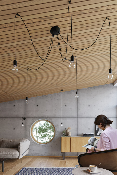 Lampa wisząca EDISON 3 czarny + 3x Żarówka LED E27 3000K Ciepła 7,5W 620lm