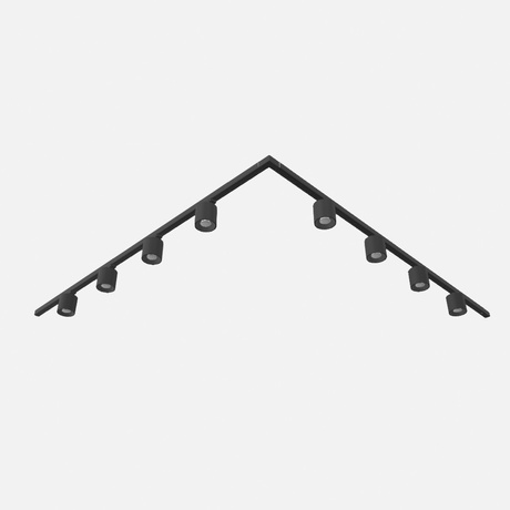 Lampa Sufitowa, 8 punktowa, system szynowy 3 fazowy, ORBIS