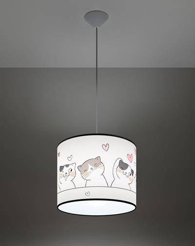Lampa wisząca CAT 30 + 1x Żarówka LED E27 3000K Ciepła 7,5W 620lm