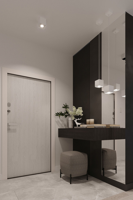 Plafon QUAD 1 biały + 1x Żarówka LED GU-10 4000K Zimna 7W 630lm