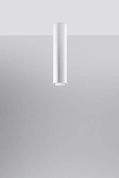 Plafon LAGOS 40 biały + 1x Żarówka LED GU-10 3000K Ciepła 7W 620lm