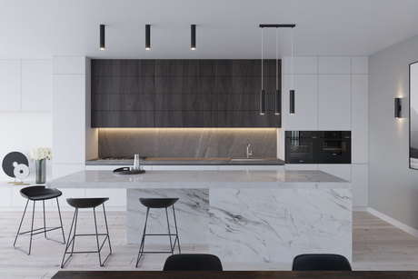 Lampa Wisząca LAGOS 3 czarny + 3x Żarówka LED GU-10 3000K Ciepła 7W 620lm