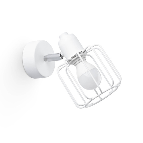 Kinkiet BELUCI 1 biały + 1x Żarówka LED E14 3000K Ciepła 7,5W 620lm