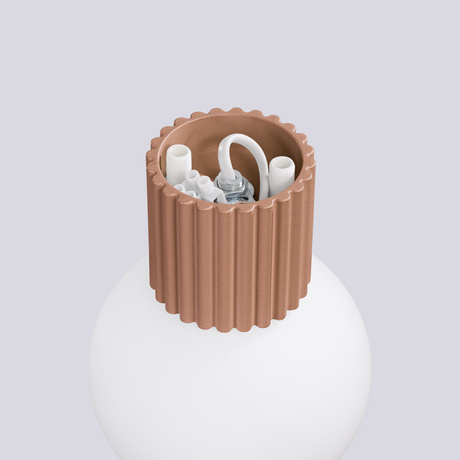 Kinkiet HALO mocca IP44 + 1X Żarówka LED G9 4000K Zimna 4,5W 460lm